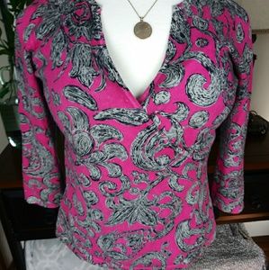 Harolds pink and gray blouse 👚!!❤